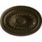 Ekena Millwork Saverne Ceiling Medallion, Hand-Painted Green Gold, 18 1/2"W x 13 1/2"H x 1 7/8"P CM18SAGGS - alternate 1